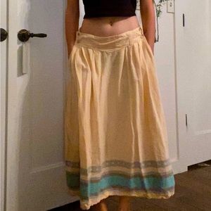 Baby Pink Midi Skirt